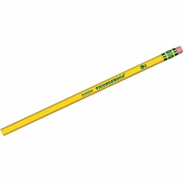 Dixon Ticonderoga Ticonderoga Pencil, Soft Lead, Wood Barrel, 12PK 13882